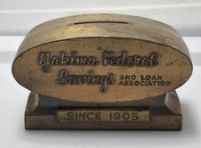 Yakima Federal savings & loan association bank made by banthrico vintage. lt b14