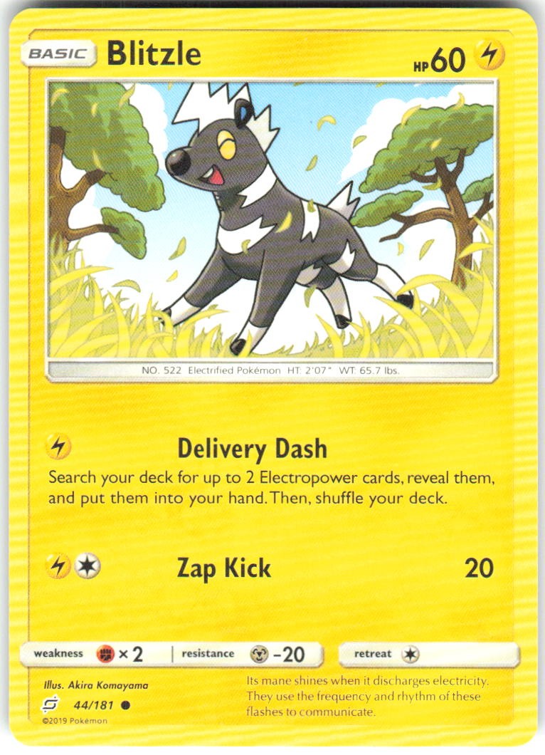 Blitzle 44/181 Team Up Pokemon LP