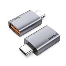 Syntech USB C to Adapter 2 Pack , 10Gbps USB3.2 Gen 2 Fit Space Gray
