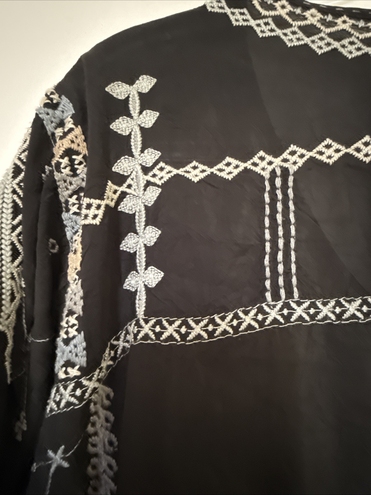 Johnny Was Carnation Patchwork Embroidered Large … - image 6