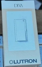 Lutron DVSTV-WH ~ Diva 8 Amp 3-way ~ Single Pole ~ 0-10V Dimmer Switch ~ White