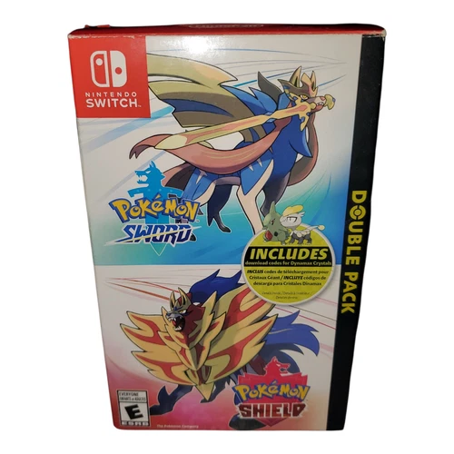 Nintendo Switch Pokemon Sword and Shield Double Pack *BOX &CODE* ONLY