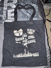 2022 Wu Tang Clan Black New York State of Mind Concert Tour Reusable Bag New