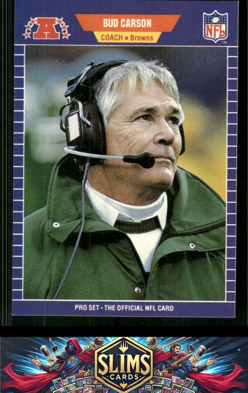 1989 Pro Set #86 Bud Carson