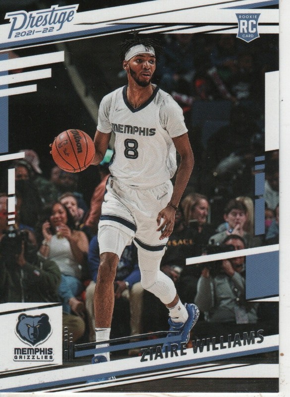 Ziaire Williams 2021-22 Panini Chronicles Prestige Basketball #62 RC Rookie Card