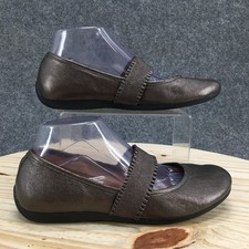 Scarpe Nature donna 9 M Seymore Mary Jane bronzo pelle metallizzata comode basse