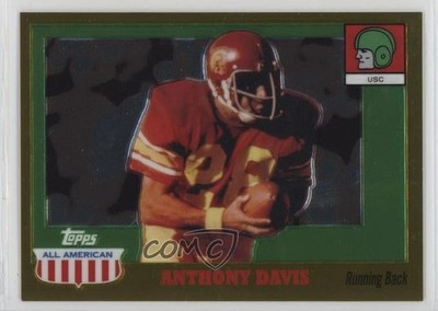 2005 Topps All American Retired Edition Chrome Gold 3/555 Anthony Davis #89 6l2