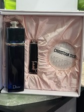 Christian Dior Dior Addict Eau De Parfum 3.4oz Gift Set Lipstick Cherie, Lotion