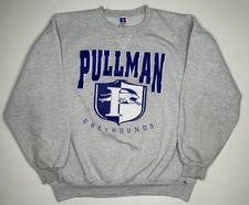 Vintage Russell Athletic Pullman Greyhounds Made In USA Crew Sweatshirt Gray XXL