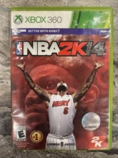 NBA 2K14 (Microsoft Xbox 360, 2013) - CIB - Tested & Working - *Water Damaged*