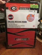 Dry Erase Board, 11” X 17” Peg Board, Magnetic Voice memo UGA Georgia Bulldogs