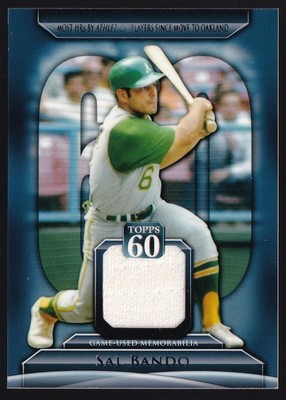 2011 Topps Sal Bando 60 Jersey #T60R-SB Athletics