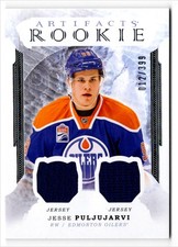 2016-17 Artifacts Rookie Relics Redemptions Silver Jesse Puljujarvi Jersey