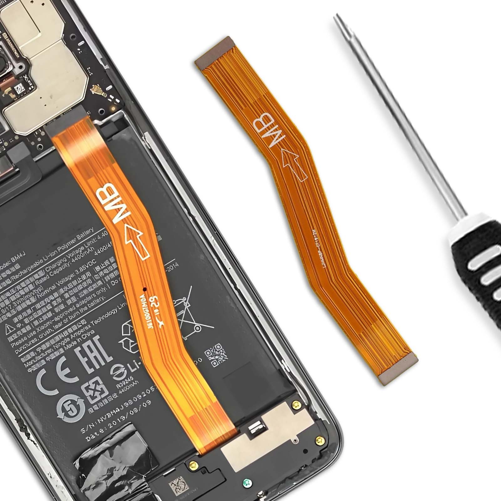 Coque de connexion principale Xiaomi Redmi Note 8 Pro Clappio fixe nappe déconnectée