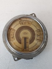 Nice Oem 1937 Ford Deluxe Gauge Instrument Cluster Fuel Oil Amp Temp Rot Rod