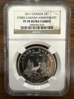 2011 canadian S $1 parks canada anniversary NGC PF70 ultra cameo