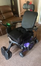 Permobil Power Chair Black Purple Excellent Condition 8 Months Old