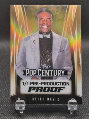 KEITH DAVID 2025 Leaf Pop Century Gold 1/1 Pre-Production Proof 