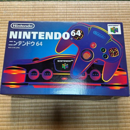 Nintendo 64 N64 Black Boxed Console Unused from JAPAN