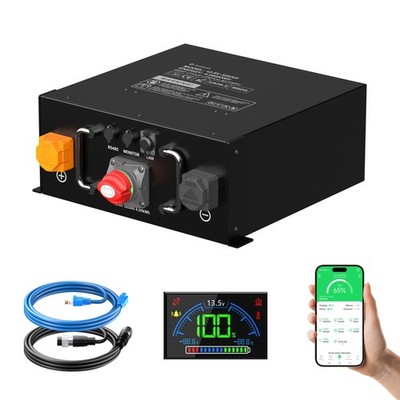 Selbsterwärmung 320Ah 12V LiFePO4 Batterie 4096Wh Energie 250A BMS Wohnmobil