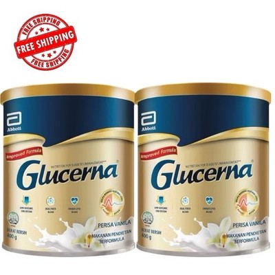 2x Glucerna Triple Care Diabetic Milk Powder 400g Vanilla Flavour FREE SHIPPING