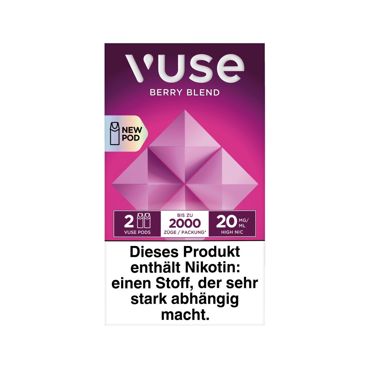 Vuse Pod Berry Blend 20mg Nikotin 2ml (2 Packungen a 2 Pods) | eBay.de