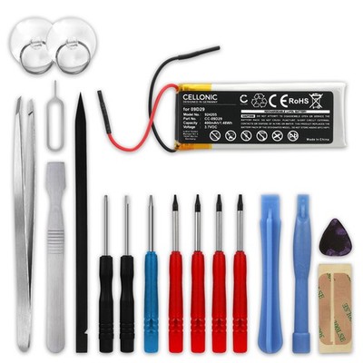 Akku für Cardo Scala Rider Q2 Scala Rider Freecom 2 400mAh + Werkzeug-Set