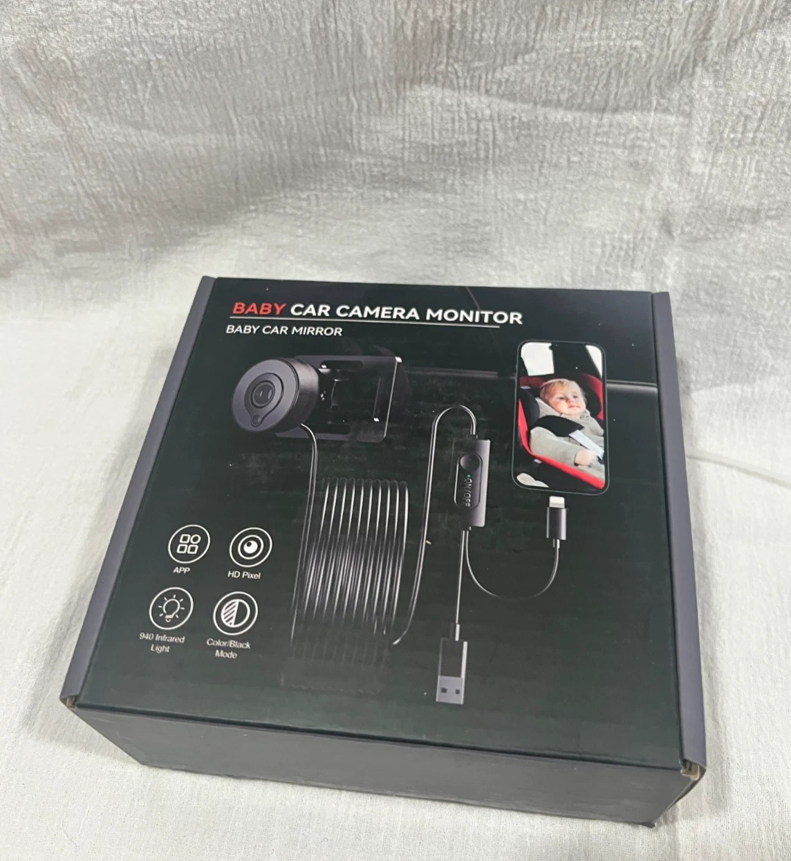 Baby Car Camera Monitor For Use With iPhones Safe Way to Monitor Your Baby
Opens in a new window or 