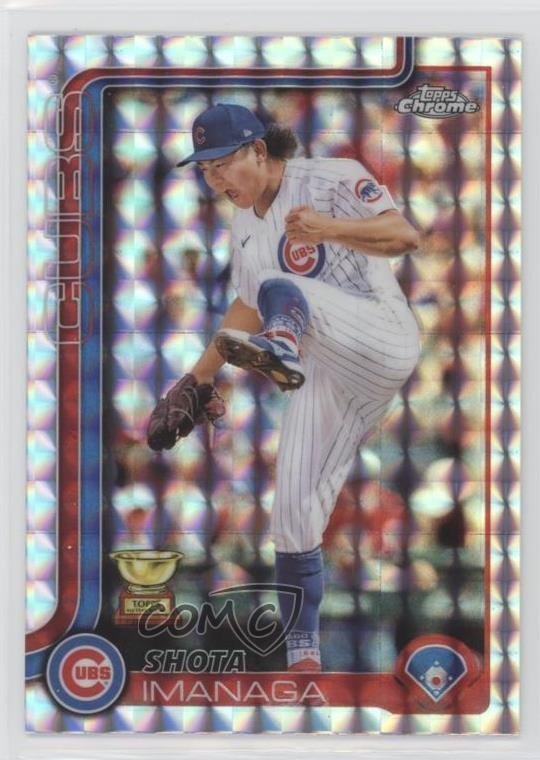 2025 Topps Chrome Geometric Refractor Shota Imanaga #149 1ny5