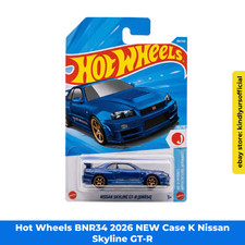 Hot Wheels BNR34 2026 NEW Case K Nissan Skyline GT-R