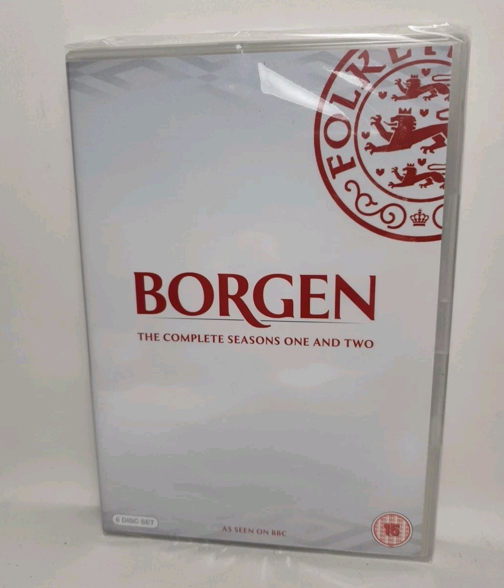 Borgen: The Complete Seasons One and Two. Nordic Noir. Dvd 6 Disc Set Sealed