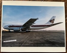 THAI AIRLINES AIRBUS A-300 JET Vintage 8x10” Airways Aviation Archive Photo