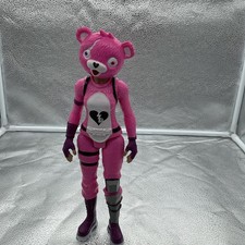 Fortnite Cuddle Team Leader Posable Action Figure Victory Series Pink Bear 12  