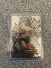 2025 Upper Deck SP Game Used AEW Rainbow Parallel #44 Kris Statlander /25
