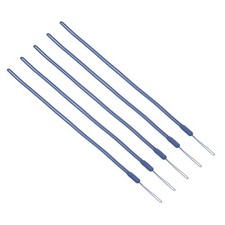 43cm Silicone Wrist Strap Lanyards, 5 Pcs Long Lanyard, Blue