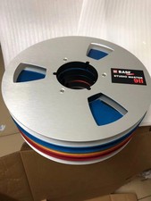 One Pair silvery 10.5'' 1/2 Inch BASF 911 Tape Reel For Tape Recorder