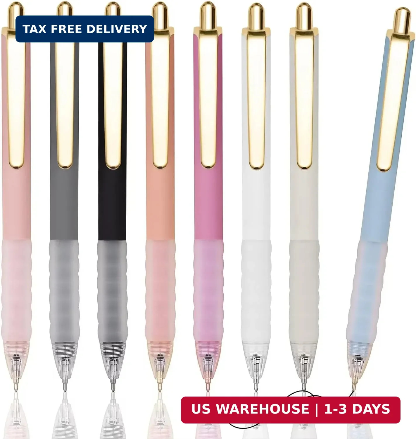 Pens Ballpoint Black Ink 1.0 mm Pen Medium Point Smooth Writing for Journaling O-image