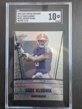Cade Klubnik 2023 Leaf Draft Silver #RS18 11/25 SGC 10