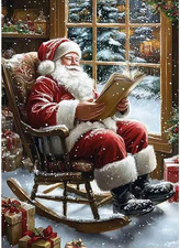 Christmas Diamond Art Kits for Adults, Diamond Painting Kits for Santa Claus is