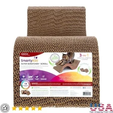 Cat Scratcher W/ Catnip Infusion Multi-Angle Lounge & Healthy Claw Maintenance