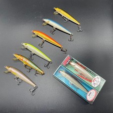 Rapala F9 Lures Set of 8 Used Old Fish Pikes Natural Colors