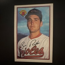 Bowman 1989 Billy Ripken Rookie #12 Baltimore Orioles Baseball Trading Card. rookie card picture