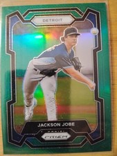 Jackson Jobe 2024 Prizm Baseball No. 24 Green Prizm