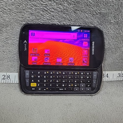 #ad #ad Samsung Epic 4G SPH D700 Sprint Android Phone Purple Screen READ Good Movie Prop $34.87