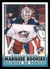 2020-21 O-Pee-Chee Retro #509 Matiss Kivlenieks