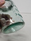 Pint Straight Sided Atlas Mason's Patent Aqua Fruit Jar Glass and Zinc Ring — photo 6