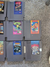 NES Games Lot Of 11  Nintendo BATTLETOADS  SUPER MARIO 3 AND MORE