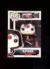 Katana Funko Pop! 100 Suicide Squad Joker Harley Deadshot in NEW Protector!