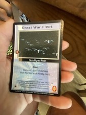 DRAZI WAR FLEET 1998 THE GREAT WAR BABYLON 5 CCG COLLECTORS CARD NEAR MINT