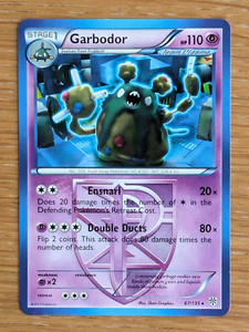 Garbodor - 67/135 - Rare - BW - Plasma Storm - Pack Fresh!!!